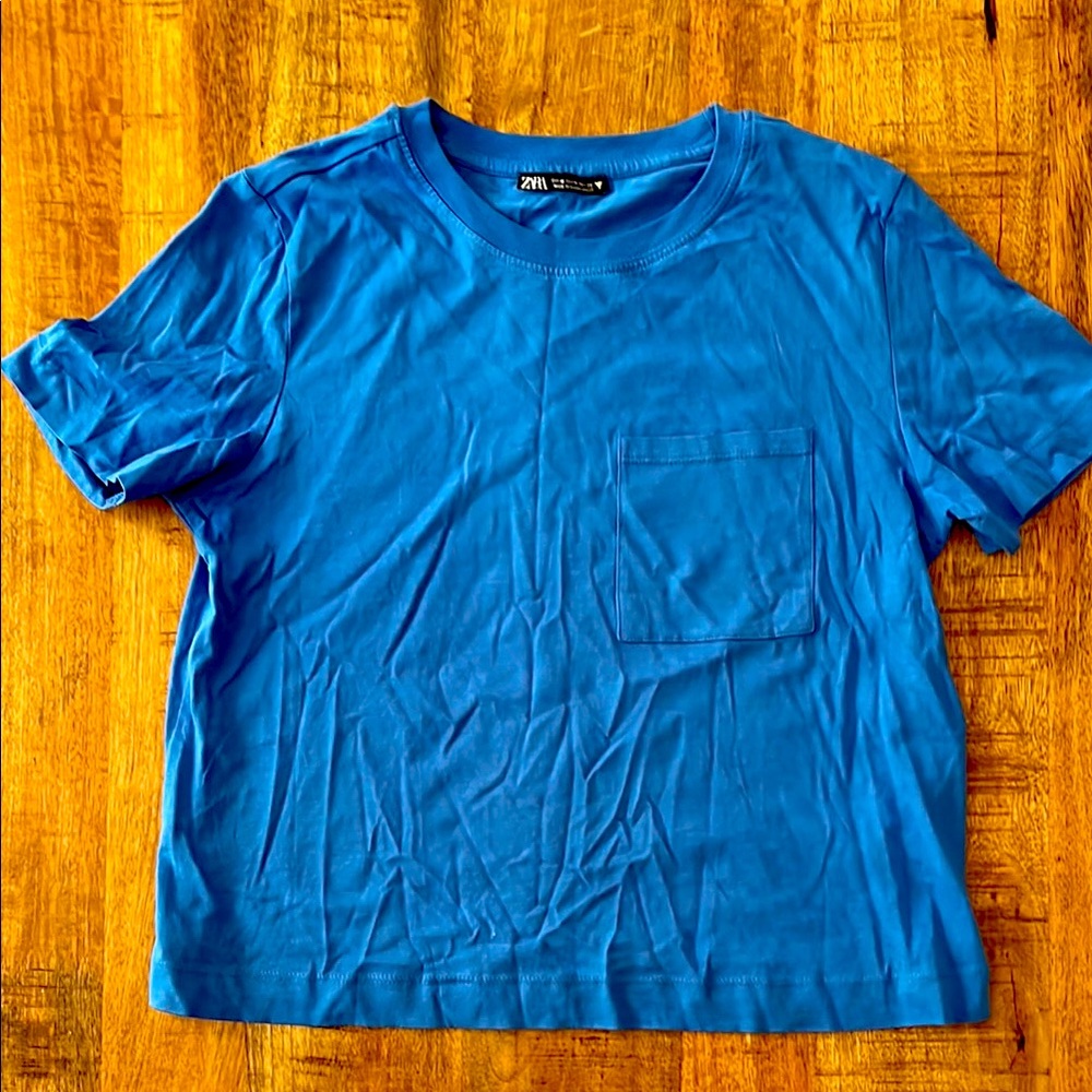 Zara Vibrant Blue Tee